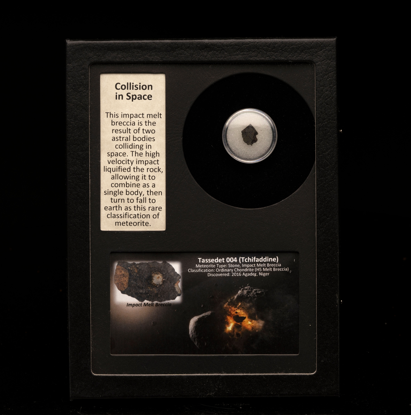 Tchifaddine Meteorite in Collector's Box