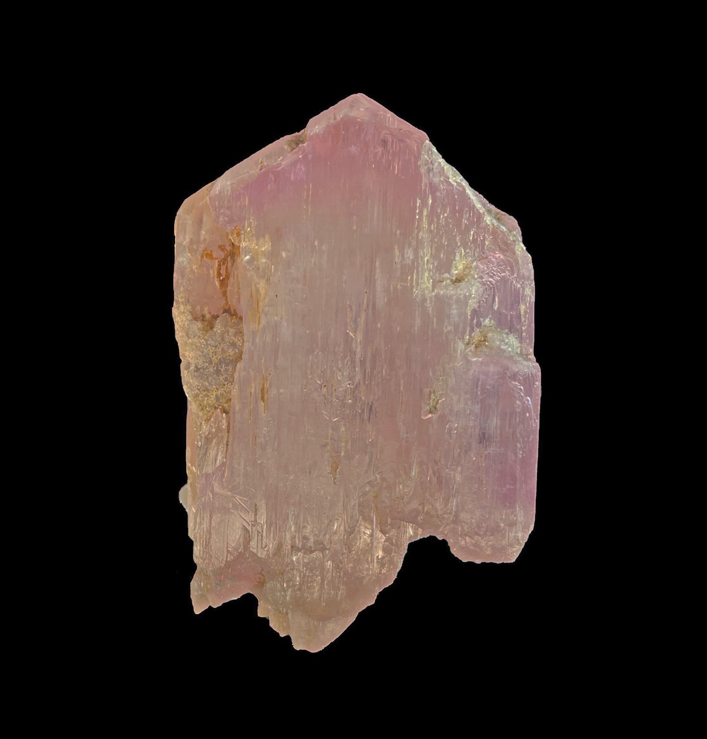 Perfectly Terminated Kunzite With Albite // 642 Grams