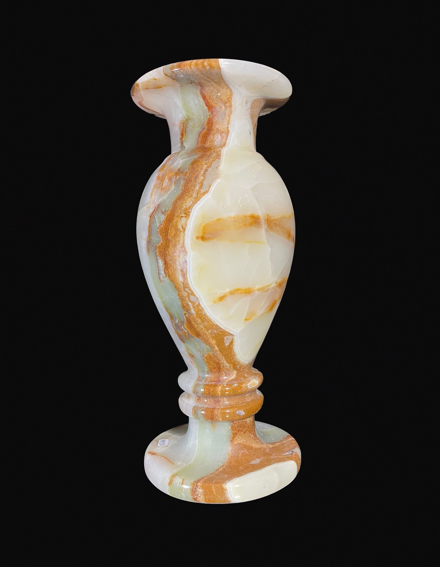 Extra Large Banded Onyx Vase // 8.31 Lb.