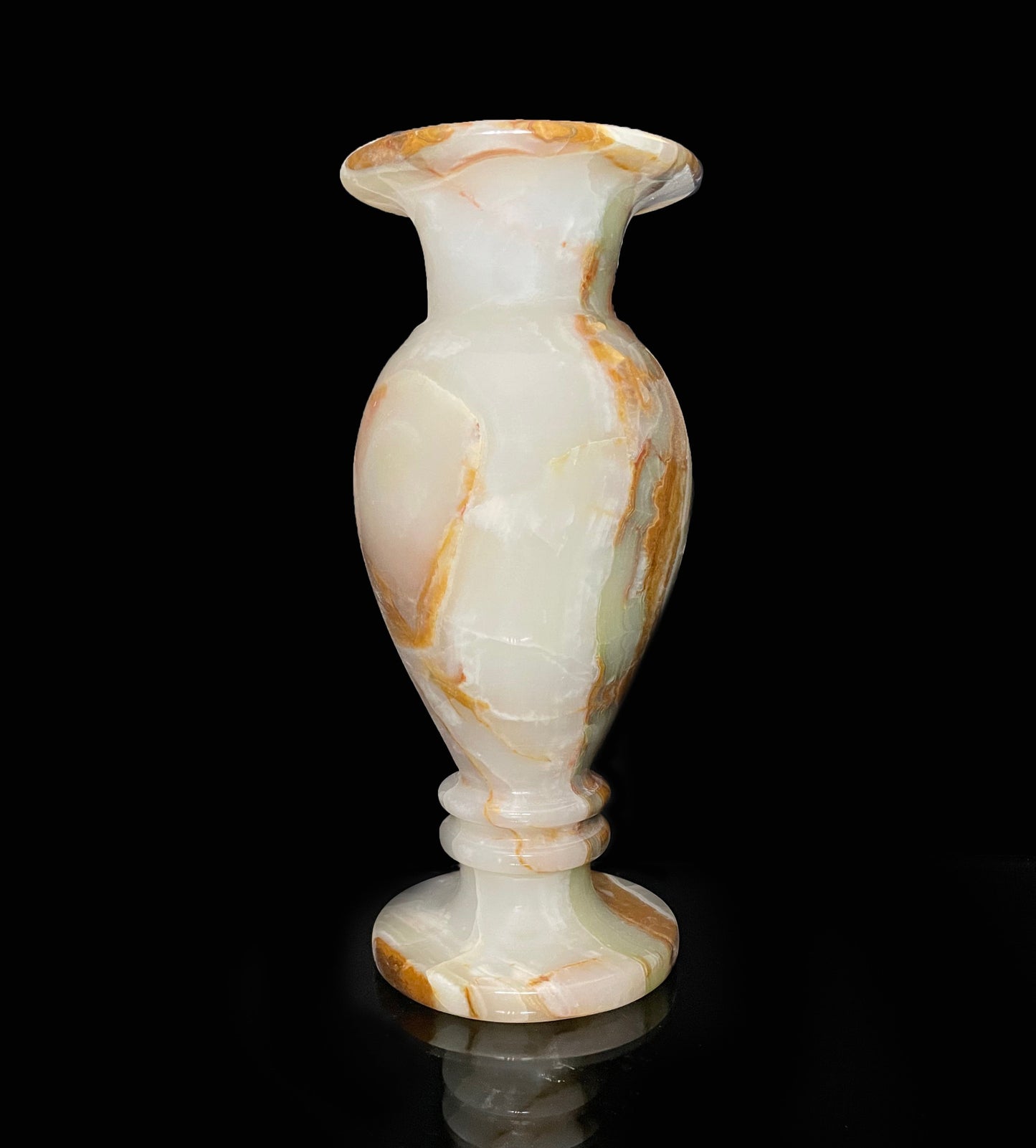 Extra Large Banded Onyx Vase // 8.31 Lb.