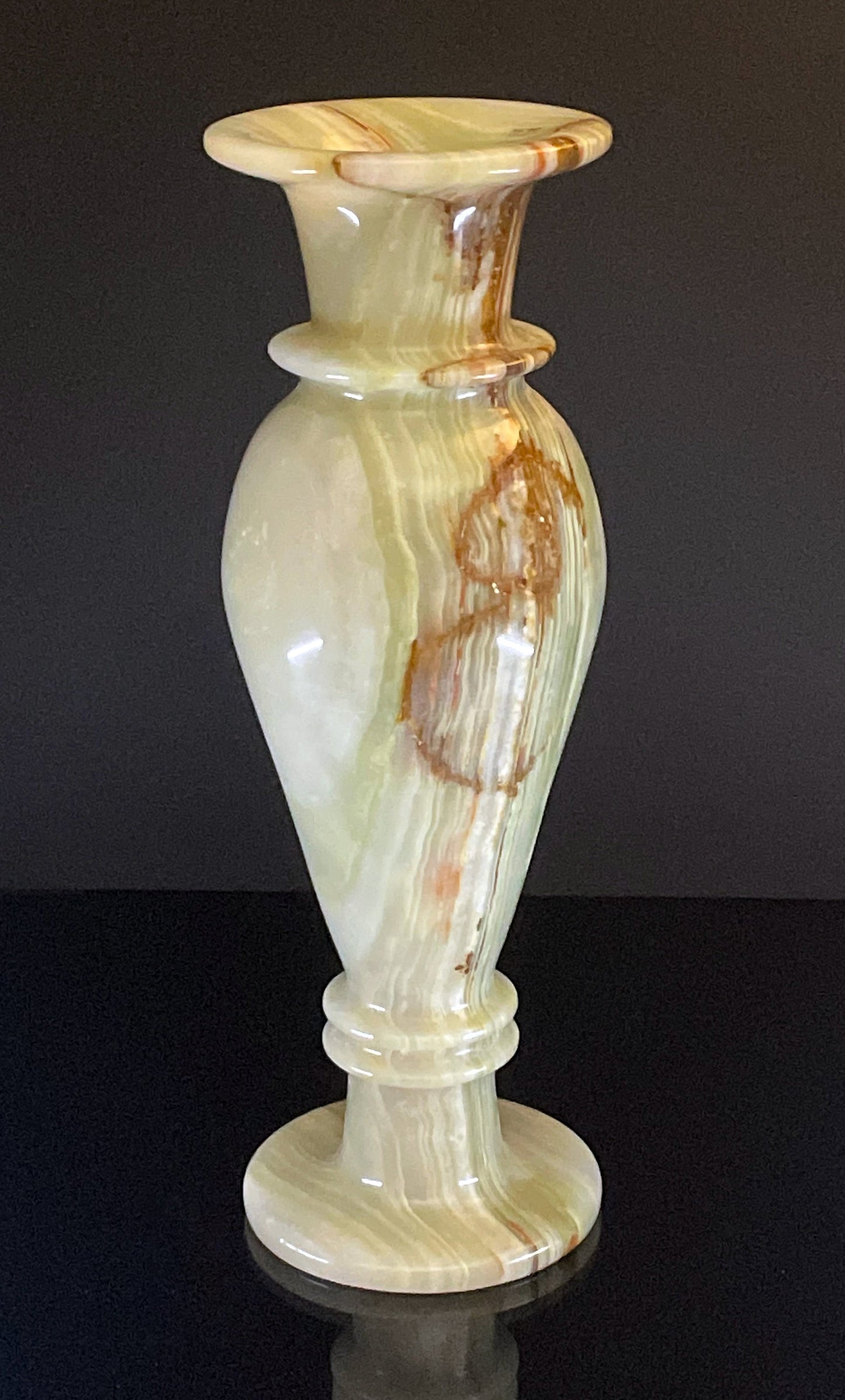 Large Banded Onyx Vase // 4.97 Lb.