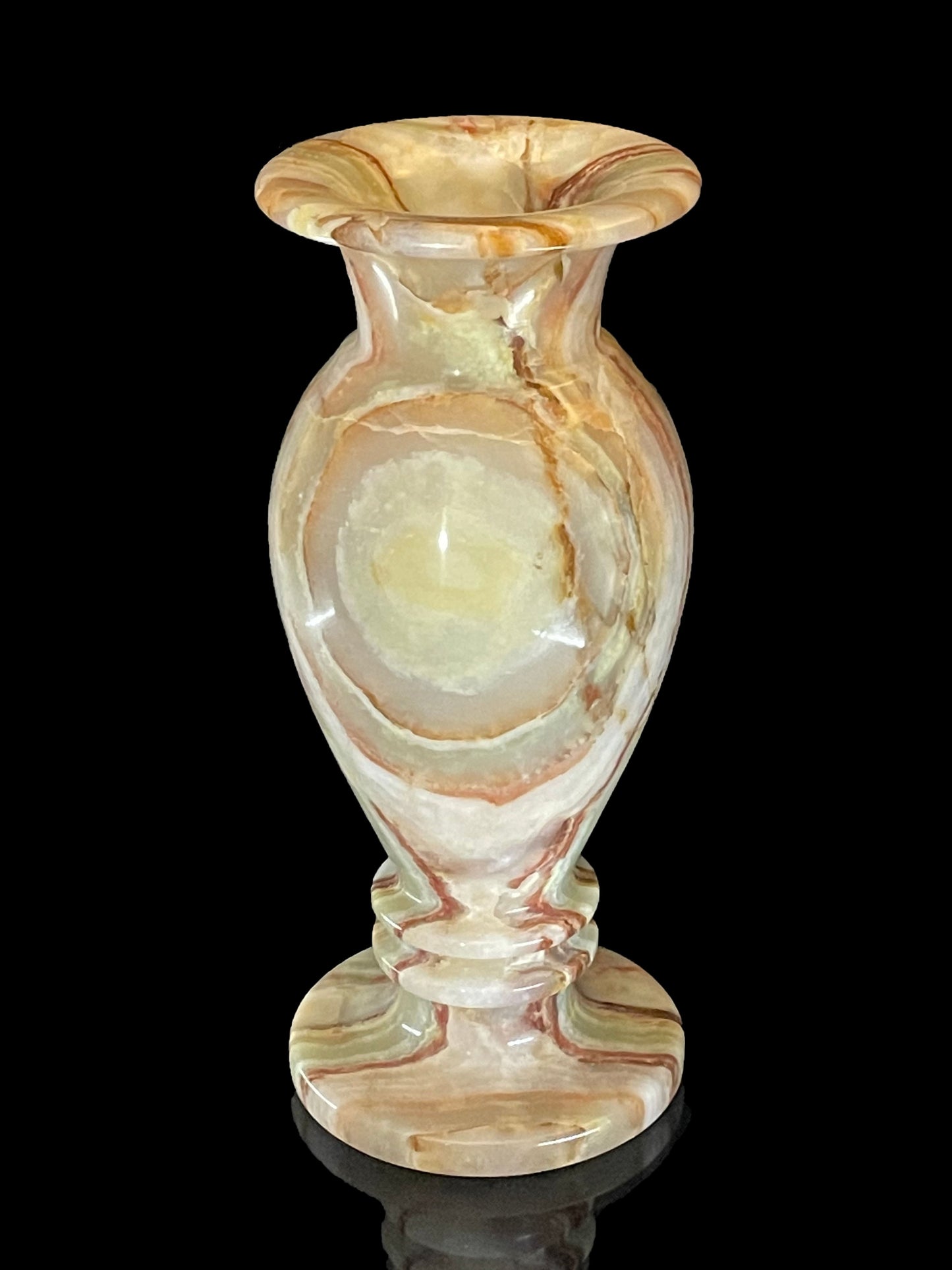 Extra Large Banded Onyx Vase // 8.37 Lb.