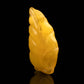 Carved Butterscotch Amber Leaf Pendant // 6.20 Grams