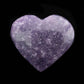Hand-Carved Lepidolite Heart // 85 Grams