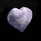 Hand-Carved Lepidolite Heart // 62 Grams
