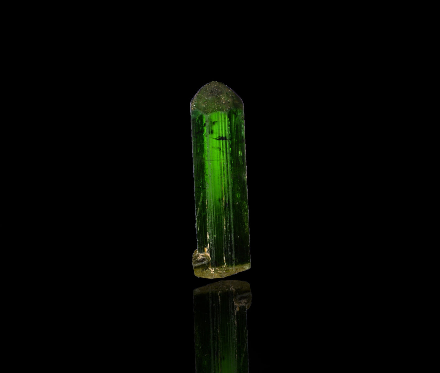 Perfectly Terminated Green Tourmaline From Brazil  // 25.78 Grams