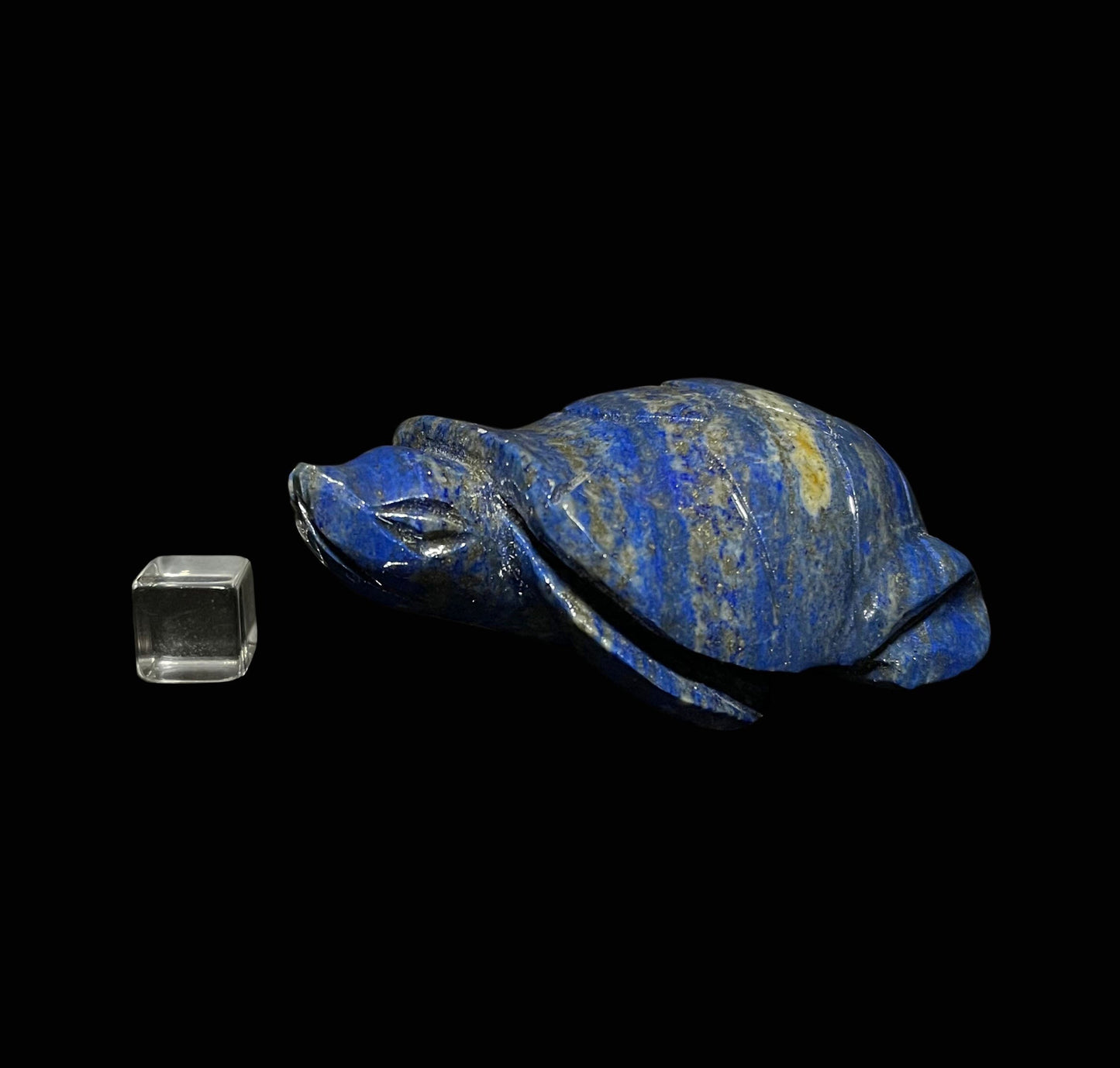 Hand-Carved Lapis Lazuli Turtle // 174 Grams